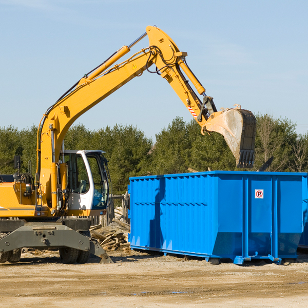 how does a residential dumpster rental service work in Mansfield Depot